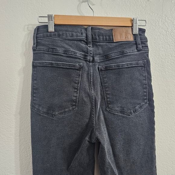 MADEWELL Cali Demi-Boot Jeans in Bayland Wash: Raw-Hem Edition Size 28 - Picture 4 of 10